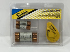 Bussman General Purpose Fuses 4x NON-60 2x NON-20 2x NON-25 & Tester 60A 20A 25A