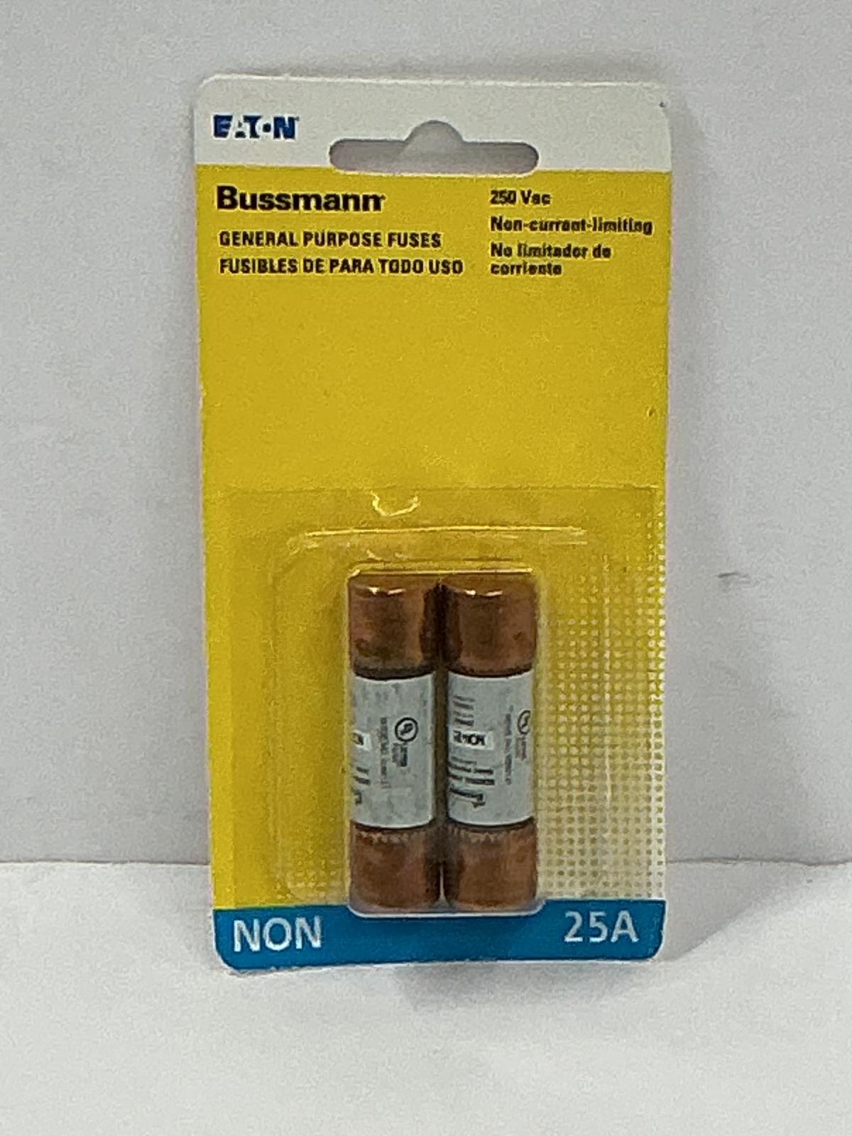 Bussman General Purpose Fuses 4x NON-60 2x NON-20 2x NON-25 & Tester 60A 20A 25A