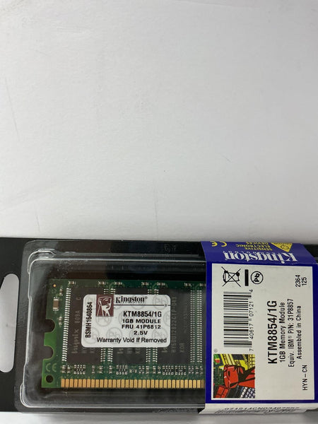 Kingston 1GB Non ECC Memory Module PC2700 333MHz CL2.5 184-Pin KTM8854/1G