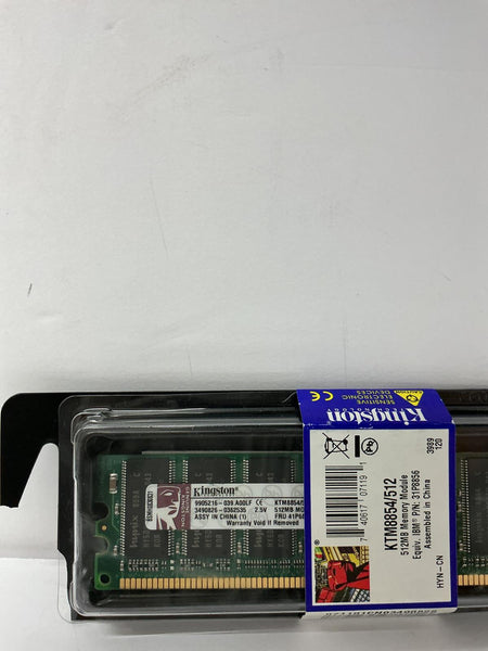 Kingston Memory 512MB DDR-333MHz Non-ECC Unbuffered 184-Pin DIMM KTM8854/512