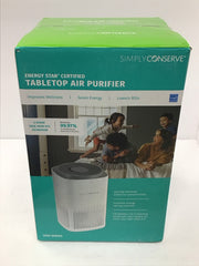 Simply Conserve Air Purifier White True HEPA Air Purifier AM-AP1115-WH
