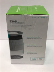 Simply Conserve Air Purifier White True HEPA Air Purifier AM-AP1115-WH