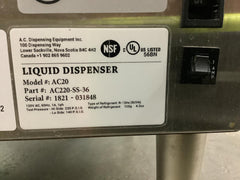 SureShot AC20 Refrigerated Milk/Cream Liquid Dispenser 2 Tank Dairy READ