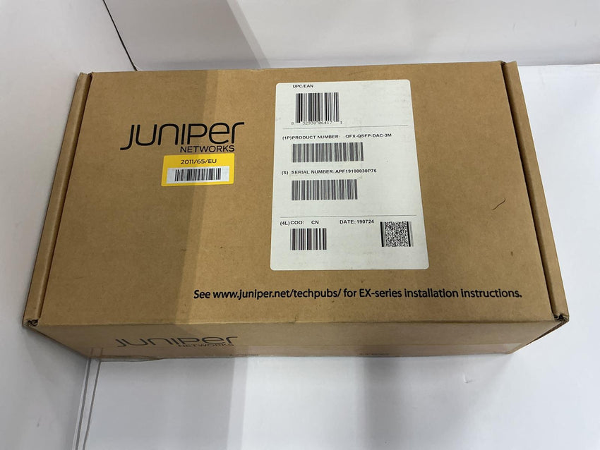 Juniper 3M 40GBPS QSFP  to QSFP  Direct Attach Cable Twinax QFX-QSFP-DAC-3M