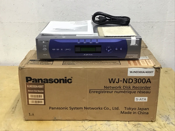 Panasonic 32 Channel Network Video Recorder, 2TB HDD WJ-ND300A/2000T