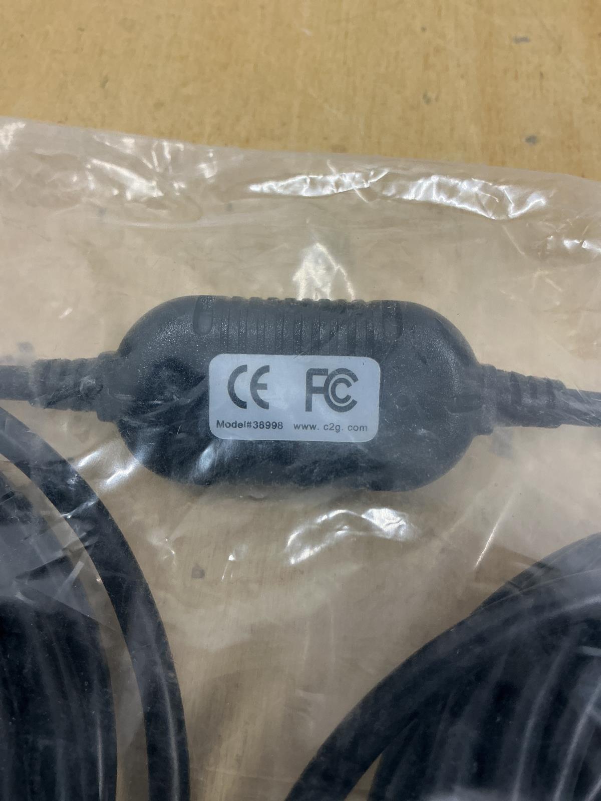 Cables 2 Go USB A/B Active Cable (Center Booster Format) 39.3ft  CG38998