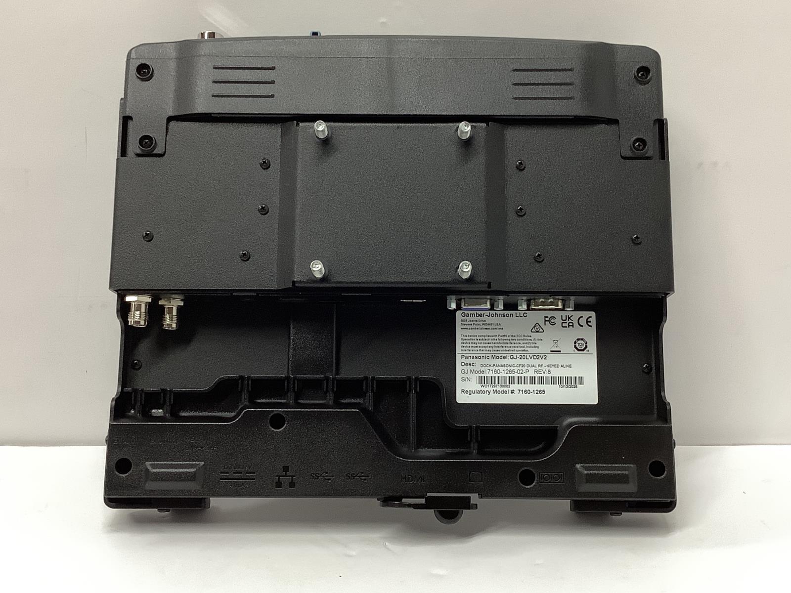 Gamber-Johnson Panasonic Toughbook CF-20 Vehicle Dock Dual Pass GJ-20LVD2V2