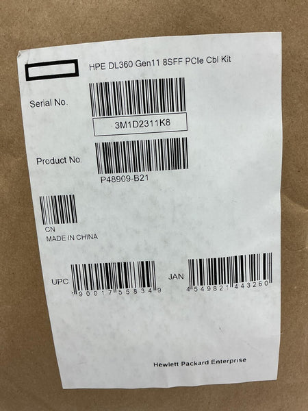 HP DL360 GEN11 8SFF PCIE Cable Kit Genuine OEM P48909-B21