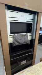 Chief LF55UBP Impact Floor Standing Kiosk B2B Portrait 2x 55” Black LF55UBP