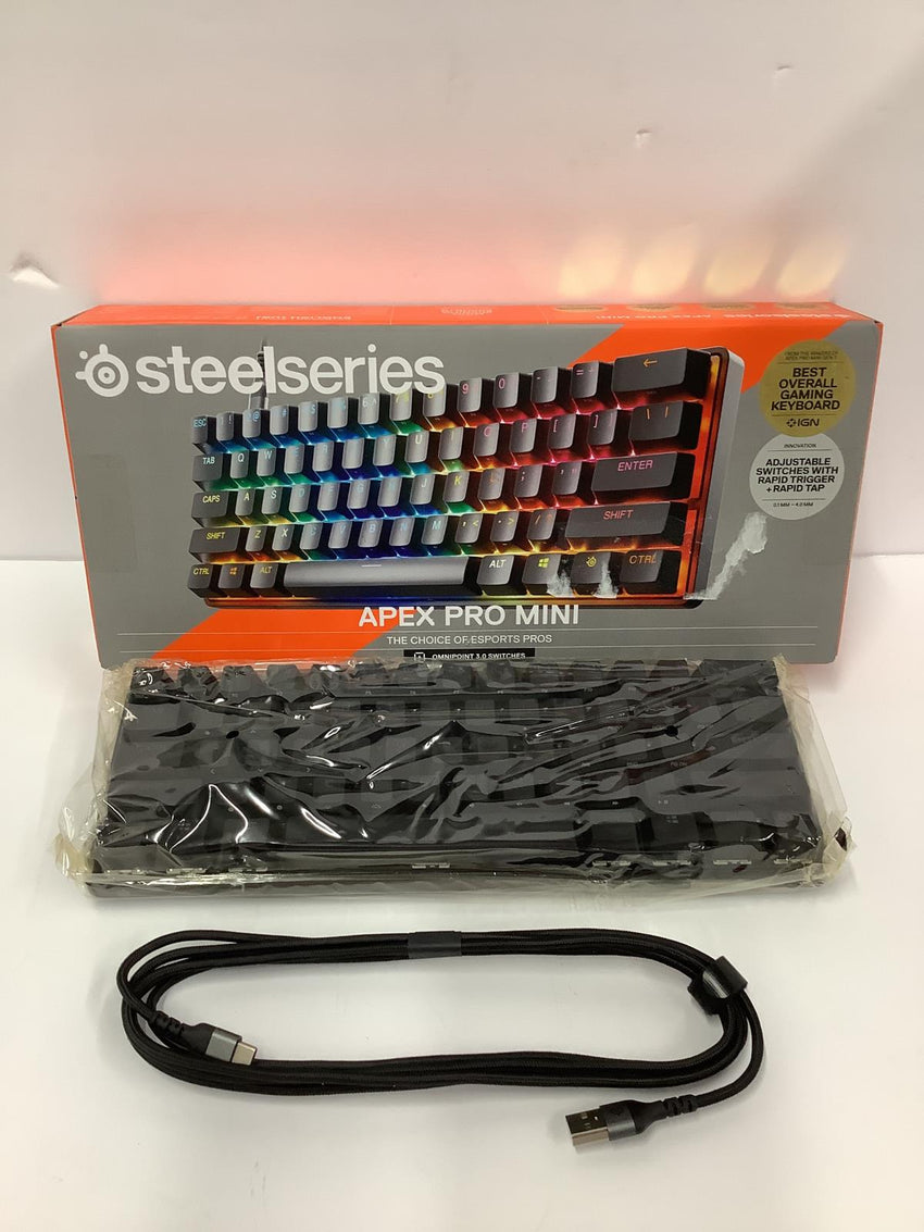 SteelSeries Apex Pro Mini 60% Wired Adjustable Switch Gaming Keyboard KB-00017