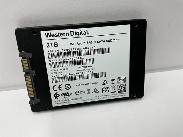 WD Red SA500 SATA 2TB SSD 2.5" WDS200T1R0A-68A4W0