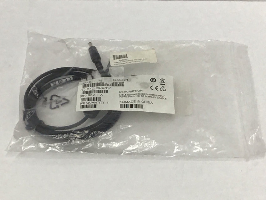 Zebra 25-54956-02R Symbol Power Device Cord For Forklift Cradle 25-54956-02R