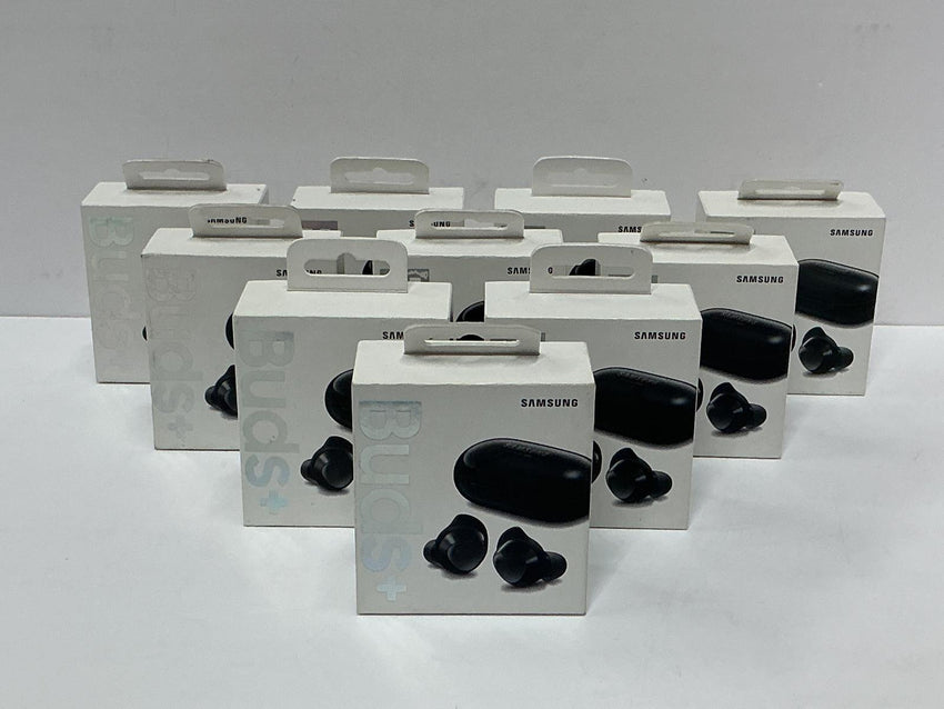 Lot of 10 Samsung Galaxy Buds  Black Wireless Earbuds   Charger SM-R175NZKAXAR