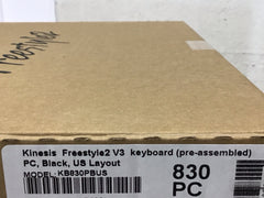 Kinesis Freestyle2 V3 Ergonomic Split Keyboard Black US Layout  KB830PBUS