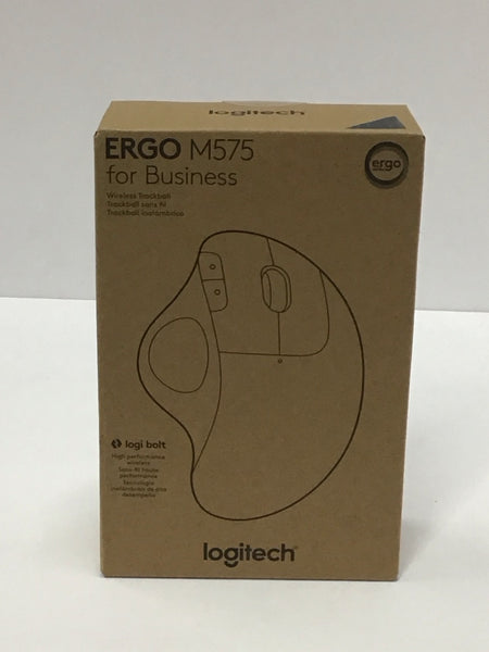 Logitech ERGO M575 Wireless Trackball Mouse Black USB-A Receiver 910-006197