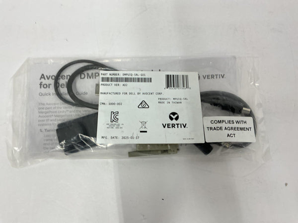 Dell MPUIQ-SRL KVM Cable DMPUIQ-SRL-G01