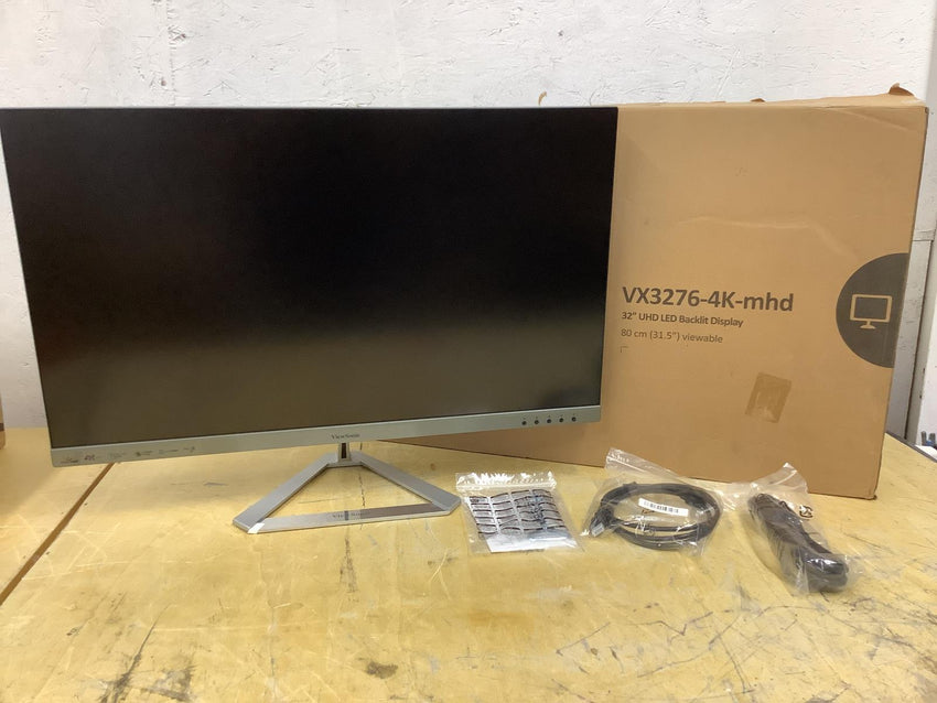 Viewsonic 32” 4K Frameless Entertainment Monitor VX3276-4K-MHD