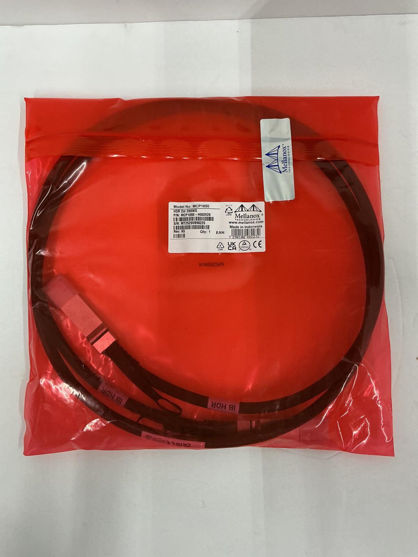 NVIDIA Mellanox HDR 2M 26AWG Cable QSFP56 Passive Copper Genuine OEM