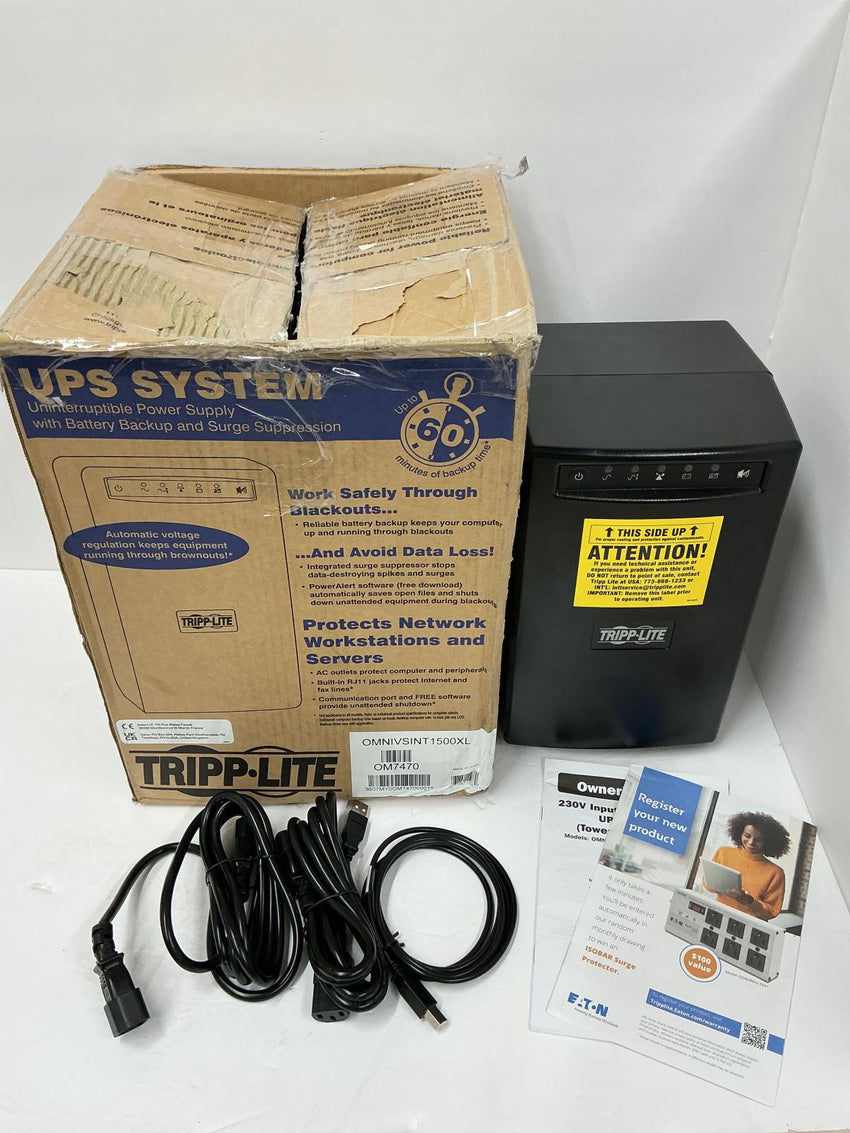 Tripp Lite OmniSmart 1500VA 230V International READ OMNIVSINT1500XL