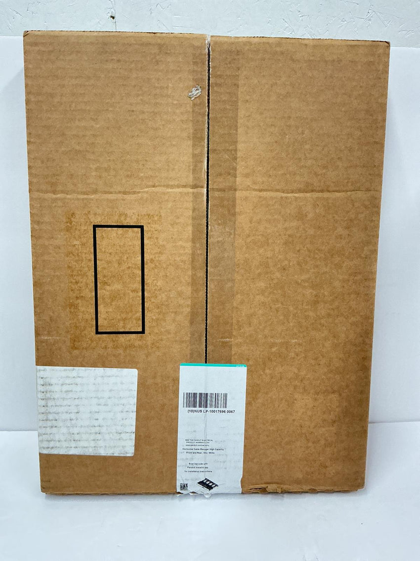 Panduit Horizontal Cable Manager High Capacity Front & Rear 1U White NM1WH