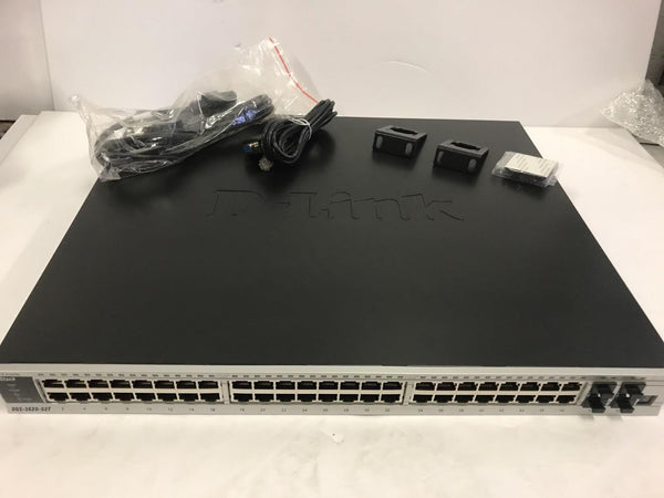 D-Link Xstack 48 Port  4 10GB SFP 10/100/1000 Layer 3 Switch DGS-3620-52T/SI