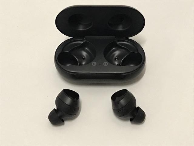 Samsung Galaxy GENUINE Wireless Earbuds Black Charging Case SM-R170NZKAXAR USED