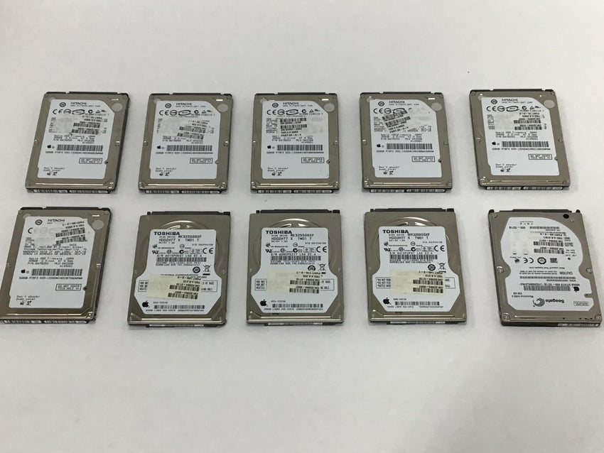 Lot of 10 Used 320GB Apple Hard Drives Pulled from Mac Mini