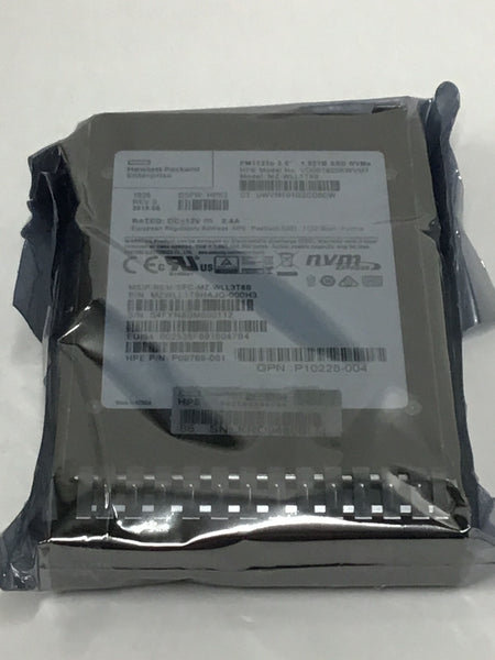 HPE 1.92TB SSD 2.5" In Tray SFF Digitally Signed Solid State Drive P10214-B21