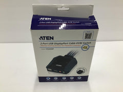 Aten 2-Port USB DisplayPort Cable KVM Switch CS22DP