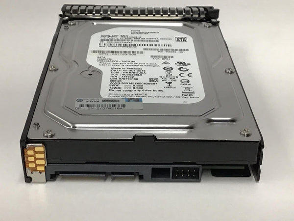 HPE 500GB SATA 7200RPM 3.5 Hard Drive in Tray 653948-001 658103-001