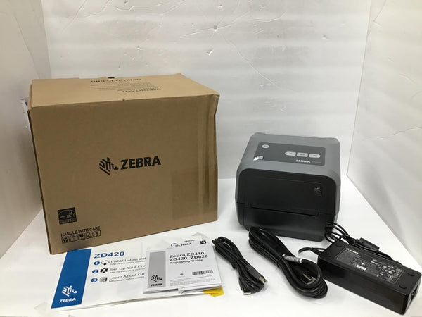 Zebra ZD420 Thermal Transfer Printer 203 dpi Tear Off Wifi ZD42042-C01E00GA