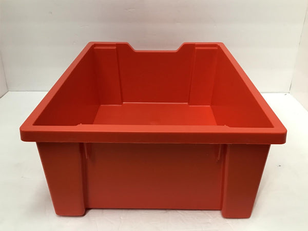 Gratnells Deep F2 Tray Red 12.3"x16.8"x5.9" Industrial Storage Bin 6PK F0209P6