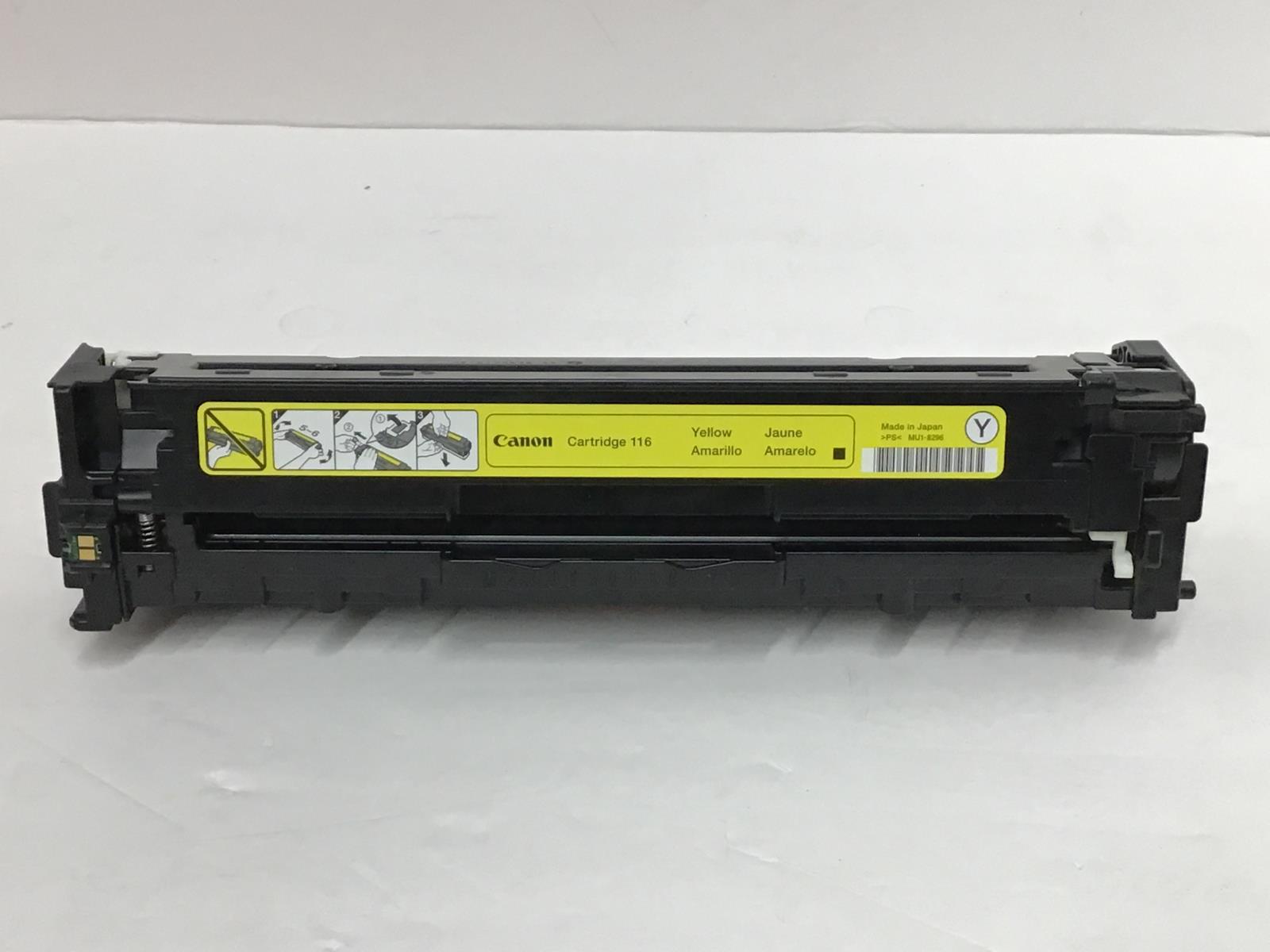 Canon Yellow Toner Cartridge (116) GENUINE OEM 1977B001 USED