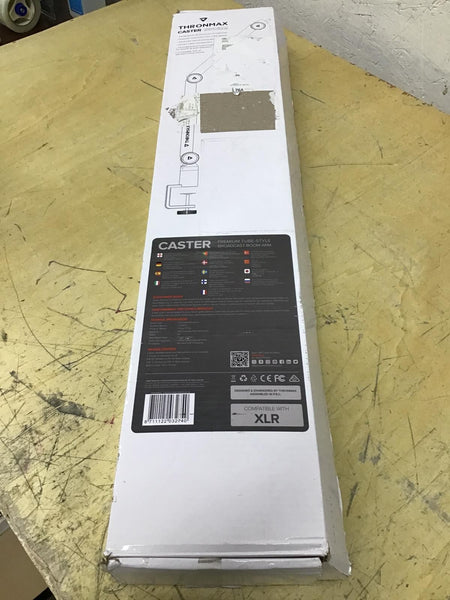 Thronmax S2 Mic Stand Steamers PodCast Desk Clamp-On /w XLR Cable 5/8 3/8