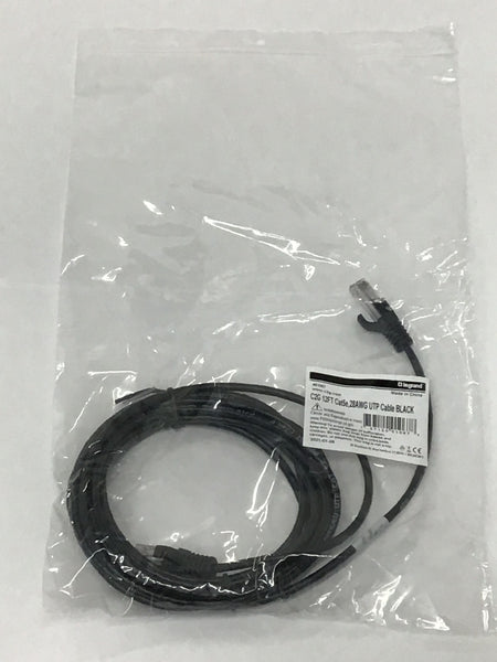 C2G Cat5e Cable 12' 3.65M Snagless Unshielded Ethernet Cable Black 01067