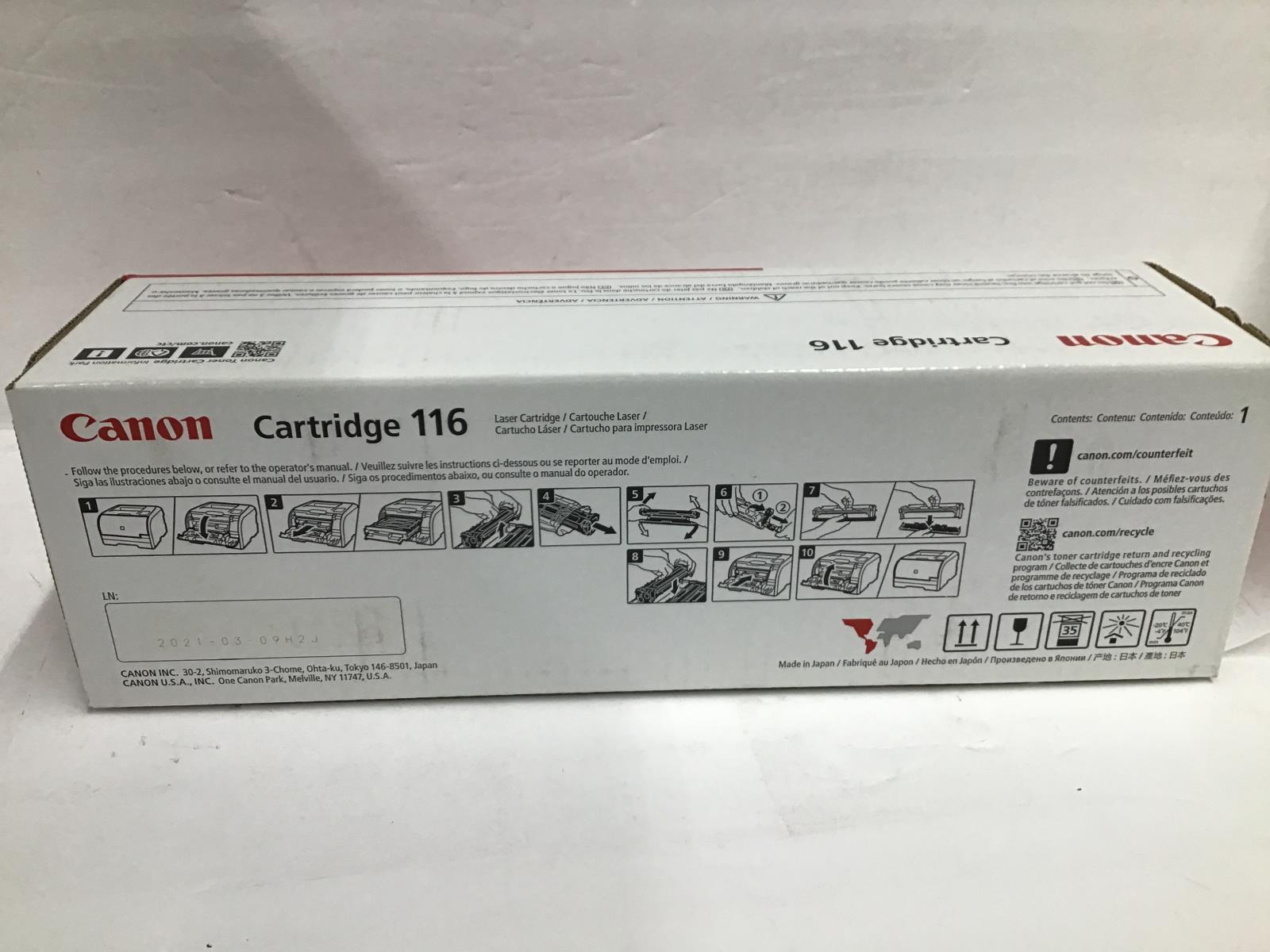 Canon imageCLASS MF8050Cn MF8080Cw Genuine 116 Magenta Toner Cartridge 1978B001