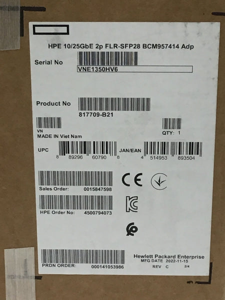 HPE 96W SMART STORAGE BATTERY 145MM P01366-B21