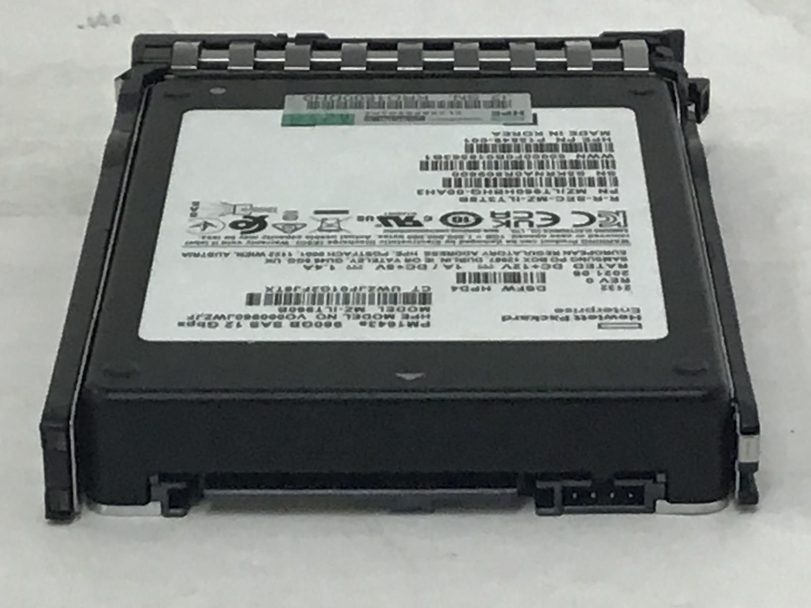 HPE 960GB SAS 12G Read Intensive SFF SSD Hard Drive In Tray P40556-B21