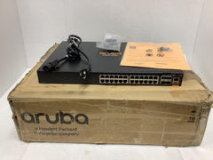 HPE Aruba 6200F iON Instant On 24 Port POE  Network Switch 4SFP JL724A#ABA NOB