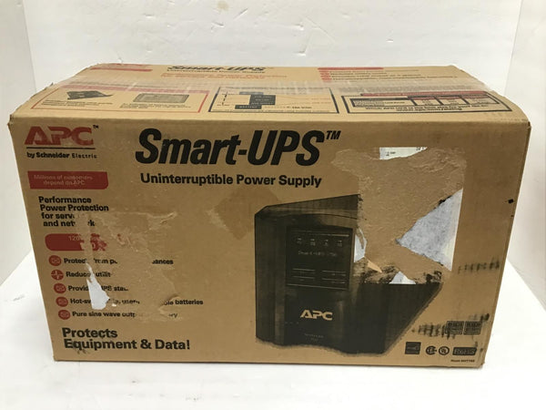 APC Smart-UPS 750VA Tower Battery Backup 120V 6x NEMA 5-15R SMT750US