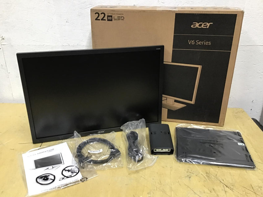 ACER V226WL 22" 1080P MonitorBAD HDMI PORT VGA ONLY UM.EV6AA.005