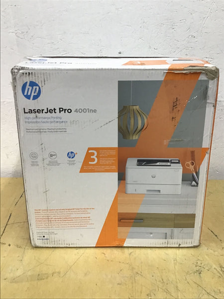 HP LaserJet Pro 4001ne Black & White Printer 2Z599E#BGJ