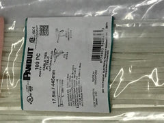 Panduit Pan-Ty Cable Zip Tie PA6.6 17.5" 50lb Pack of 100 Natural Color PLT5S-C