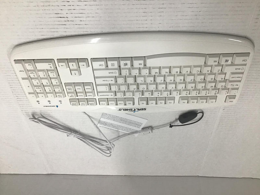 Seal Shield Seal Storm Washable Keyboard USB Wired White STWK503