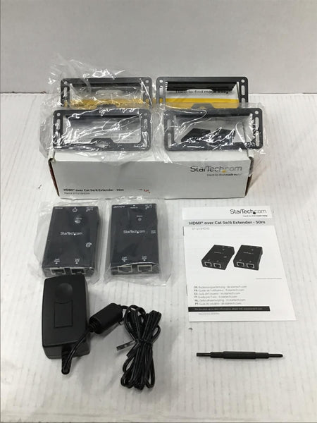 StarTech HDMI Over CAT5e/CAT6 Extender Kit 165' 50m ST121SHD50