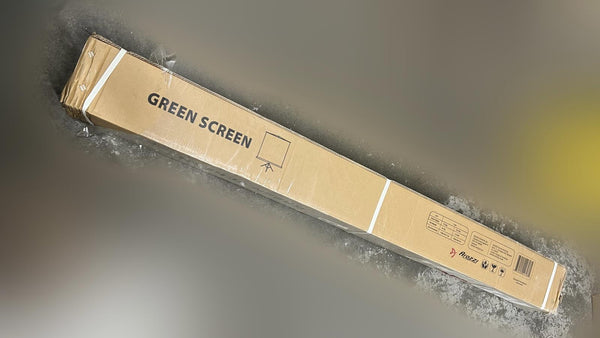 Arozzi - Extra Wide Portable Green Screen - Black AZ-GS NFS