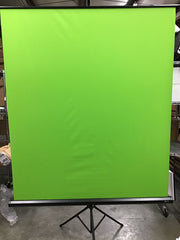 Arozzi - Extra Wide Portable Green Screen - Black AZ-GS Used