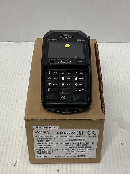 Ingenico Lane/3000 Payment Terminal with PoE LAN300-USPHX02A