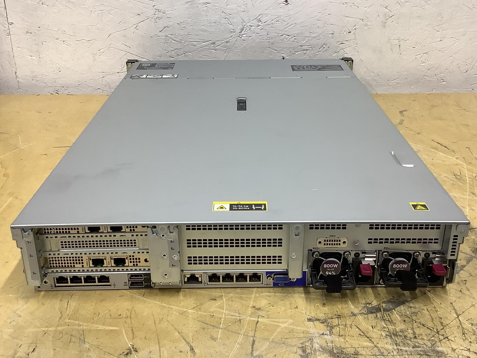 HPE DL380 GEN10 Server Intel Xeon 4214R 48TB 64GB P816i-a iLo 2x PSU 868705-B21