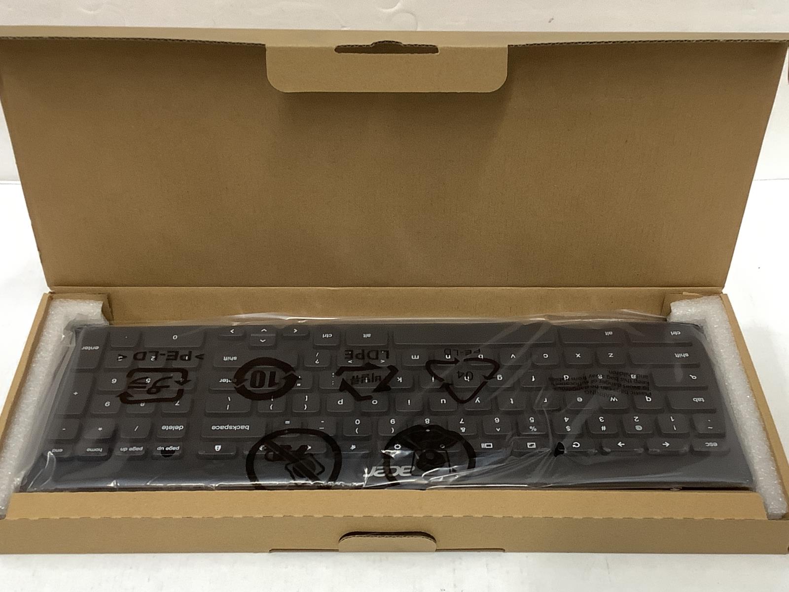 Lot of 9 Acer Keyboards English Black /w 10 Key USB DK.USB1P.0HG